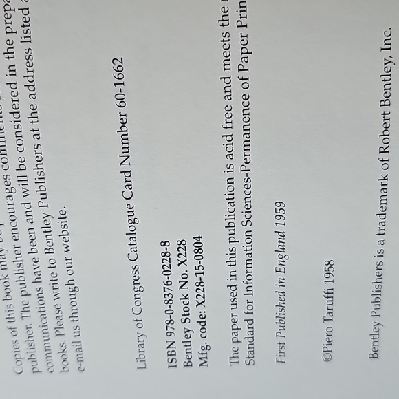 The Technique Of Motor Racing Hard Cover Book - Picture 8 of 13